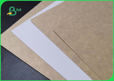 papel revestido branco da parte traseira de 200g 250g CKB Kraft para o alimento da caixa das batatas fritas direto