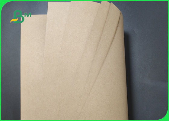Papel Kraft natural de qualidade alimentar castanho claro para embalagens de sacos