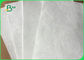 Papel de tecido branco de 68 gm 75 gm para embalagem de dessecante 70 × 100 cm à prova d' água