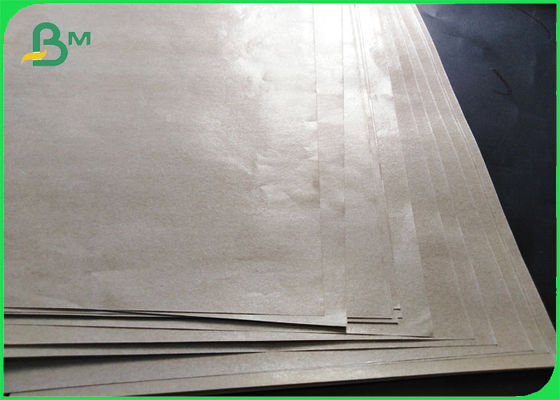 Rolo de papel Kraft castanho PE revestido de lado único 80 gm