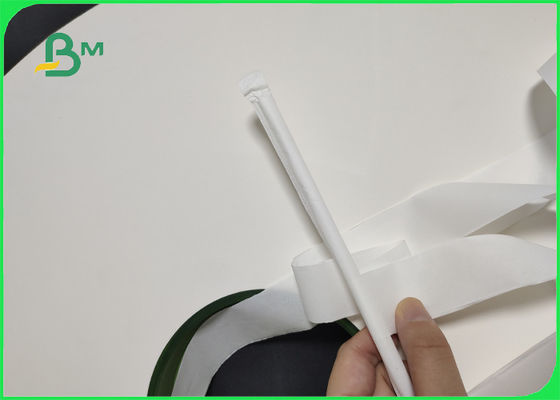 Biodegradável Approvado pela FDA 32mm 44mm 24 26 28gsm Papel de embrulho de palha para alimentos