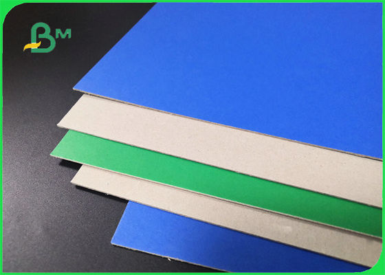 1mm Grey Paperboard For File Folders coberto verde/azul de 1.2mm laminou