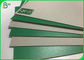 1.5mm durável 1.8mm reciclou Grey Paper Cardboard Sheets montado verde 70 * 100cm