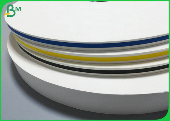 produto comestível de 15mm Juice Straw Paper Reels Color Stripes aprovado bebendo