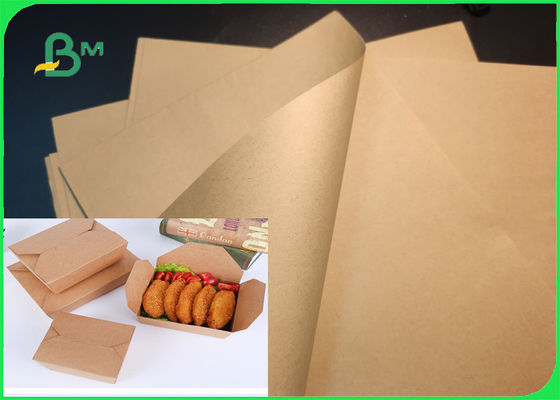 Papel de embalagem de polpa de madeira 40gsm 50gsm Brown para a resistência de rasgo do saco de compras