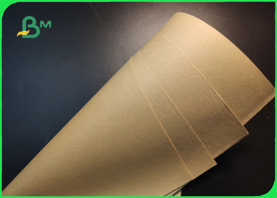 Rolo do papel de embalagem de produto comestível 1100mm Brown para a resistência de dobramento de Shoebox