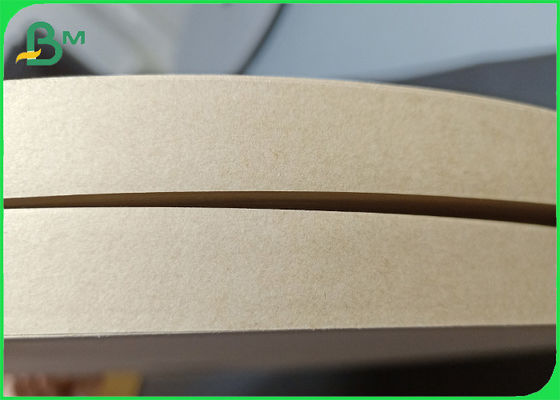 Papel de bebida de palha castanha de alta resistência em rolos