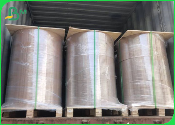 Papel de bebida de palha castanha de alta resistência em rolos