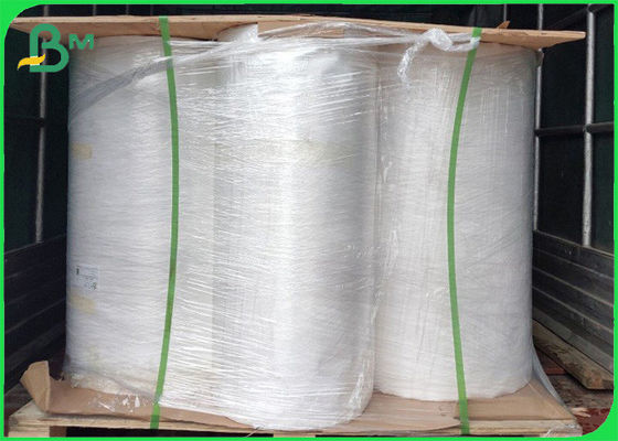 Rolo de papel de palha branco de embalagem individual 24g 26g 28g certificado pela FDA