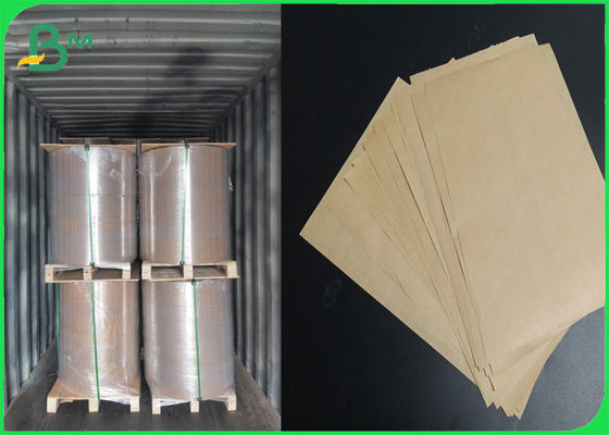 FDA Certificado 50gm 50gm 60gm Embalagem de alimentos Papel Kraft Marrom Natural Jumbo Roll