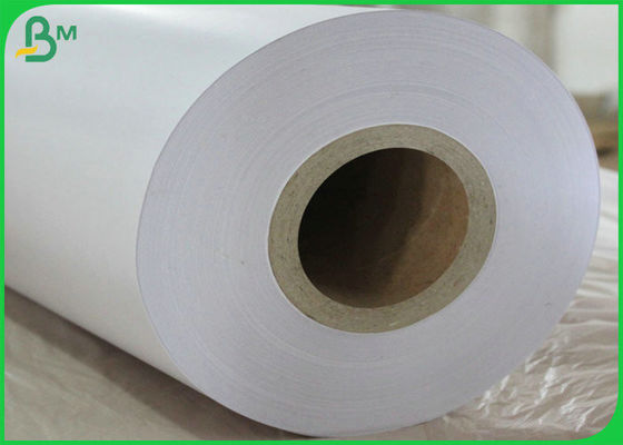 Rolo branco brilhante 20lb do papel de ligação do Inkjet 36 polegadas de x 150ft 3 polegadas de núcleo