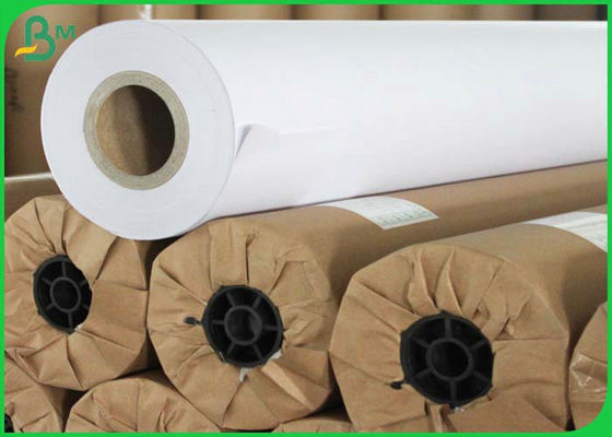 20lb branco 2" de papel bond papel de plotador do CAD do núcleo para lojas do serviço da cópia