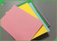 Folha colorida amarela verde 200gsm 230gsm do papel de ligação do rosa para a impressão normal