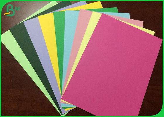 SGS aprovado 230gm 250gm folha de papel colorido com impressão colorida estável