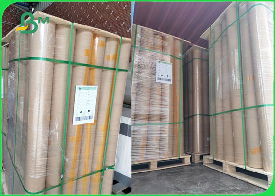 cor de papel de papel Rolls de Brown do bloco 80gsm do envolvimento de 1.4m x de 300m Kraft