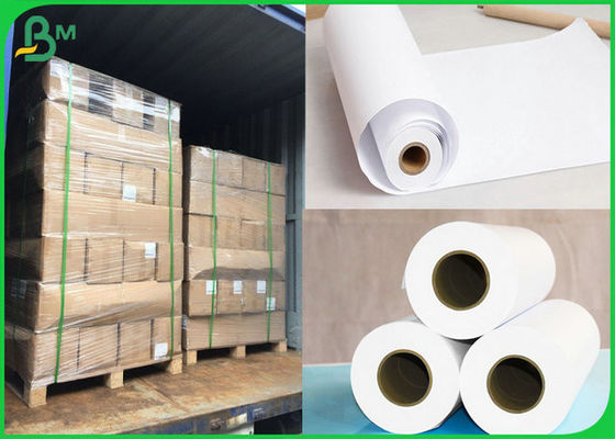 20LB 24" 36" de largura x 150ft 2 polegadas Core White Bond Roll Paper para Design Arquitetônico