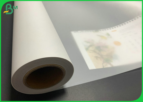 Papel do rolo 90gsm Transparents da rigidez alta 600mm para fazer o saco de compras