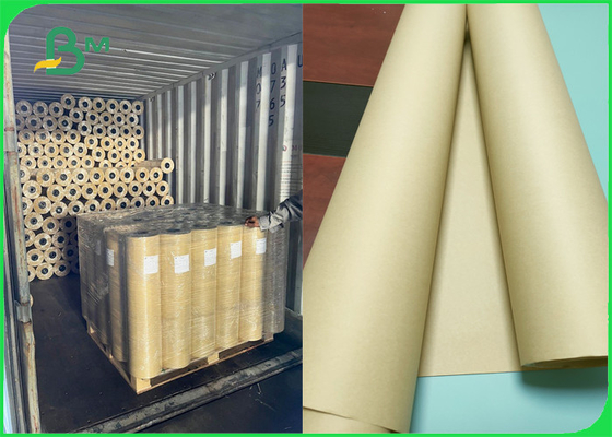 Intercalando a cor 840mm x 200m Rolls do rolo 120gsm Brown do papel