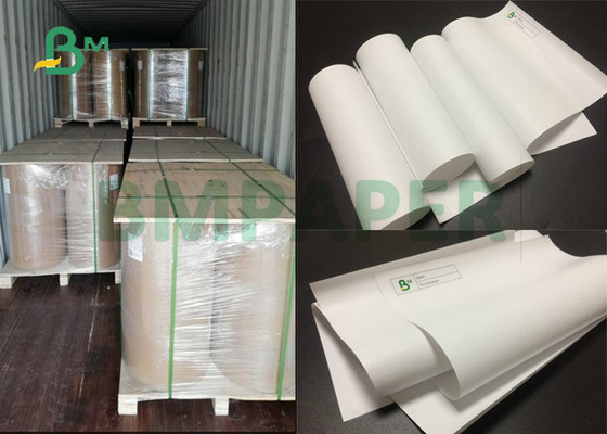 rolo de papel térmico 48gr 55gr da largura do grande formato de 410mm 880mm para o papel da posição