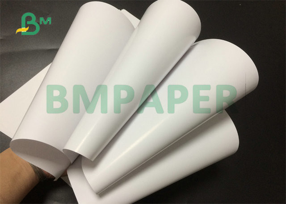 80# 100# lado dobrado 25 x 38 polegadas revestiu o papel lustroso de Couche para a impressão deslocada