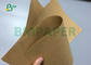 Reciclado 35 polegadas - papel de embalagem alto 70gr 80gr 90gr de Brown da força para fazer sacos da farinha