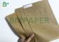 ofício elástico Unbleached grosso Rolls de papel do saco de 70gsm 80gsm para sacos do cimento