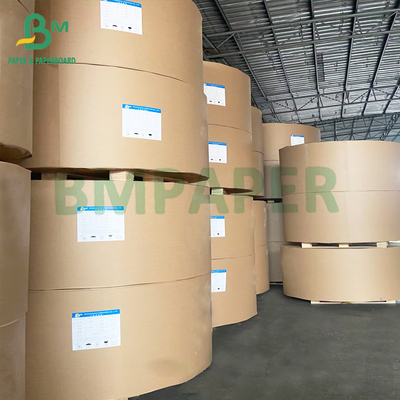 Caixa de embalagem de alimentos à prova de gordura Roll de papel revestido com Kraft PE castanho