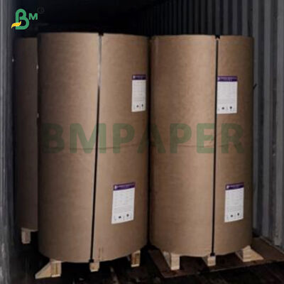Papel 100% do forro da polpa de madeira 75gsm 80gsm 85gsm Brown Kraft do Virgin para fazer sacos de papel