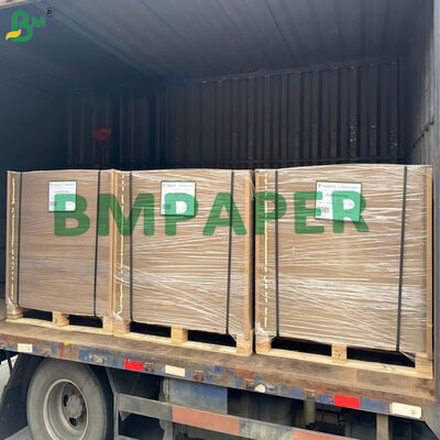 Bolsa de papel kraft não branqueado de alta resistência 100 gm para bolsas de transporte de retalho