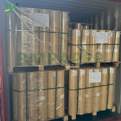 Papel de revestimento de carne Kraft vermelho rosa 66gm não revestido para grelhados de fumo 18x175'